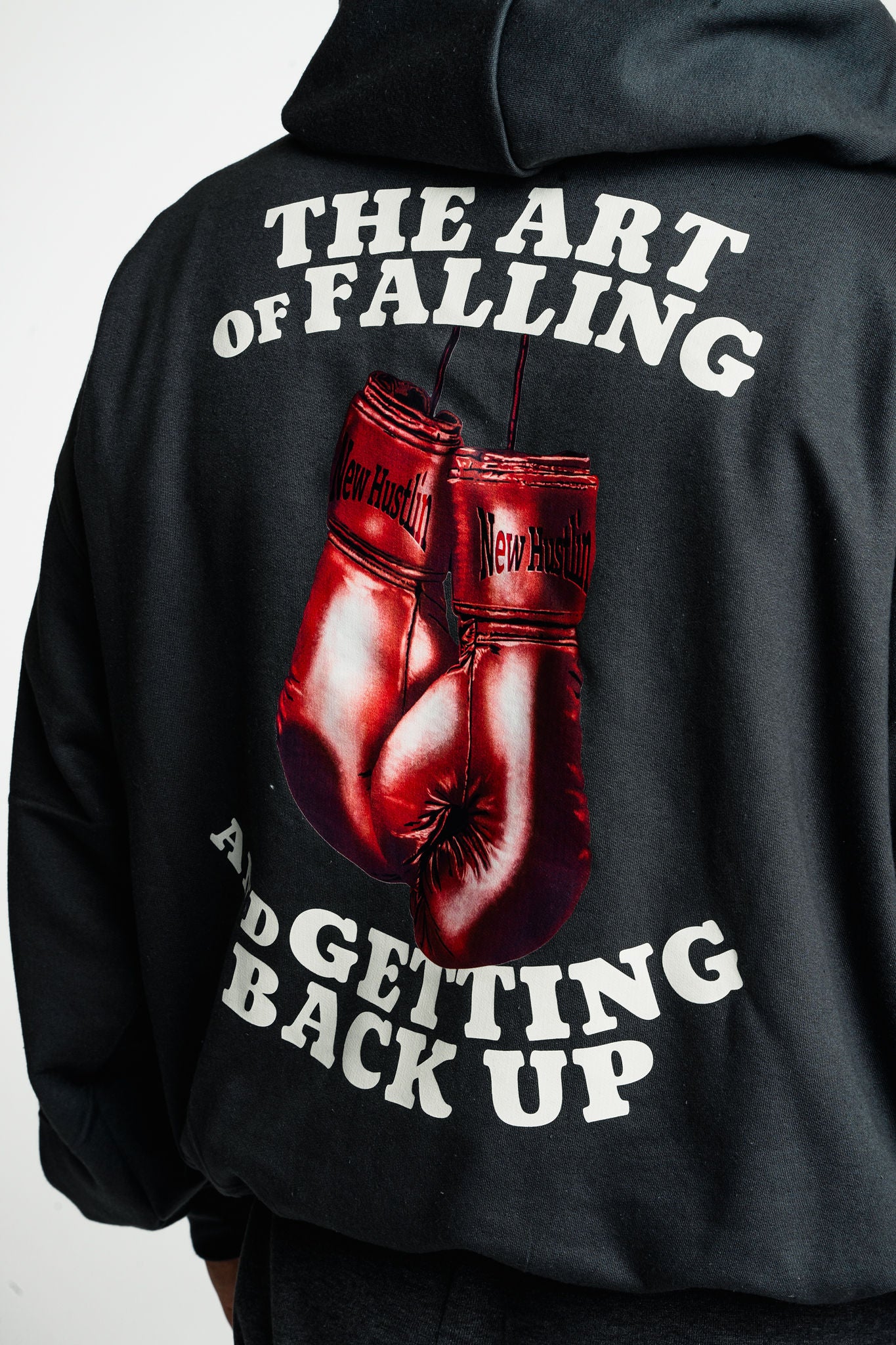 The Art of Falling and Getting Back Up Hoodie Ash